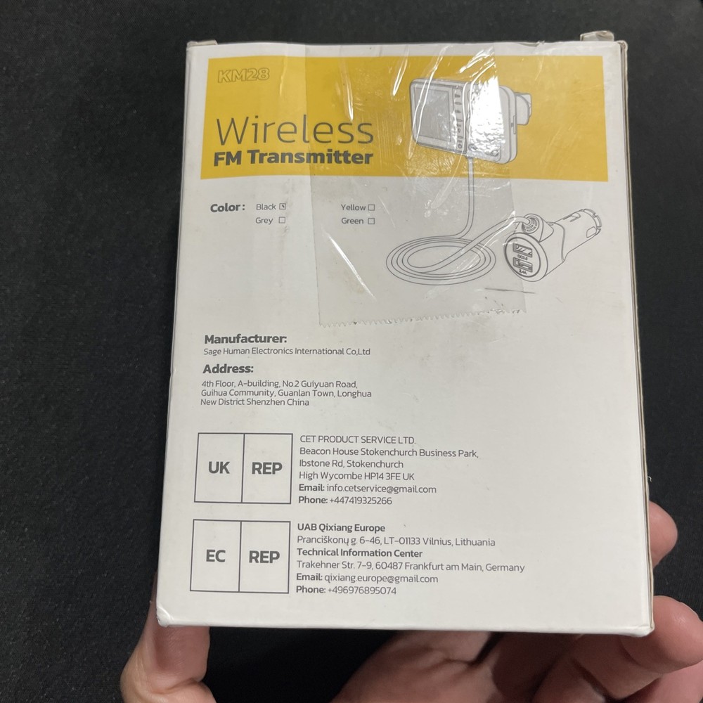 Nulaxy Bluetooth FM Transmitter for Car, Wireless Car Bluetooth Adapter V5.0 ...