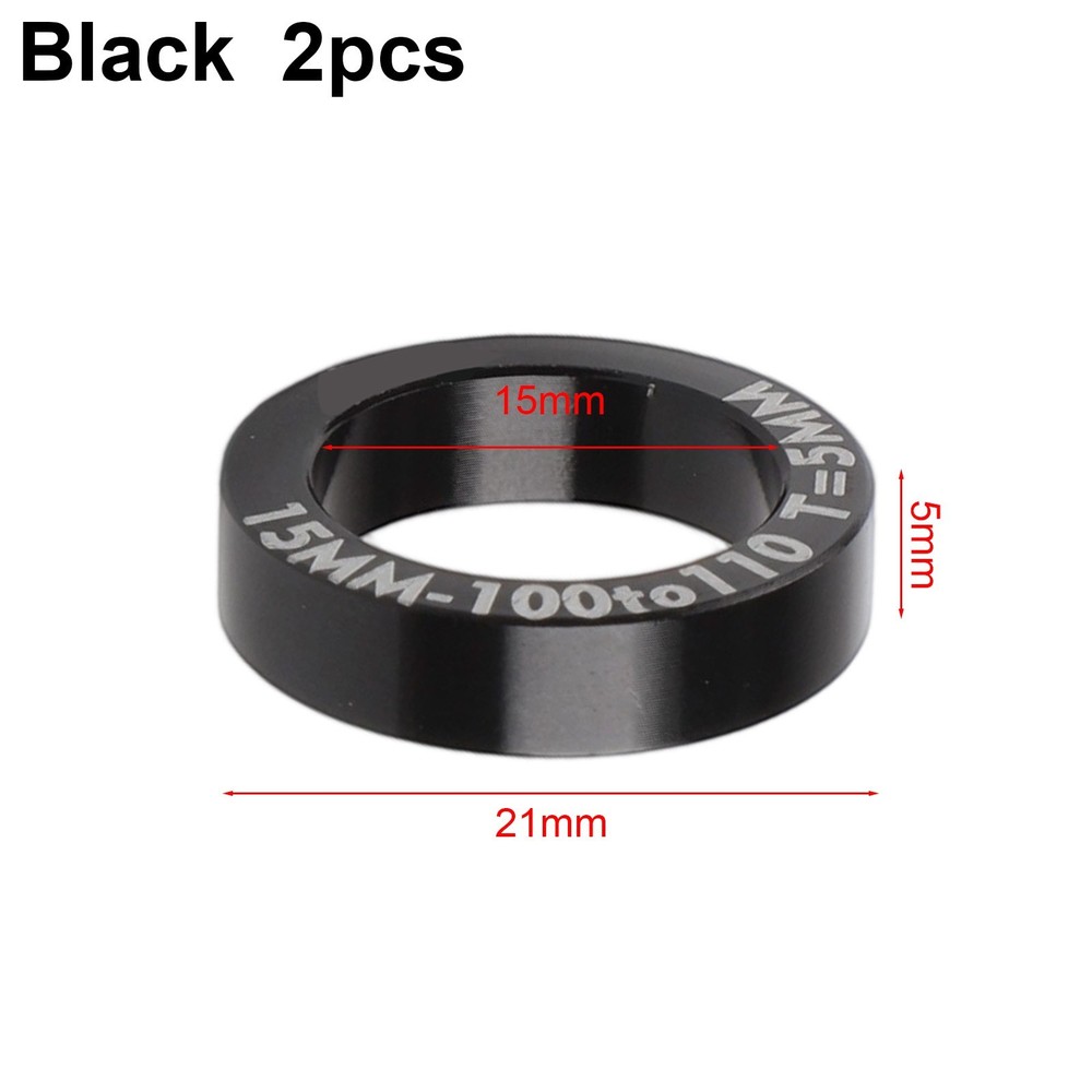 1 Pair Aluminum Bicycle Hub Conversion Spacers for BOOST Hub Gaskets Kit