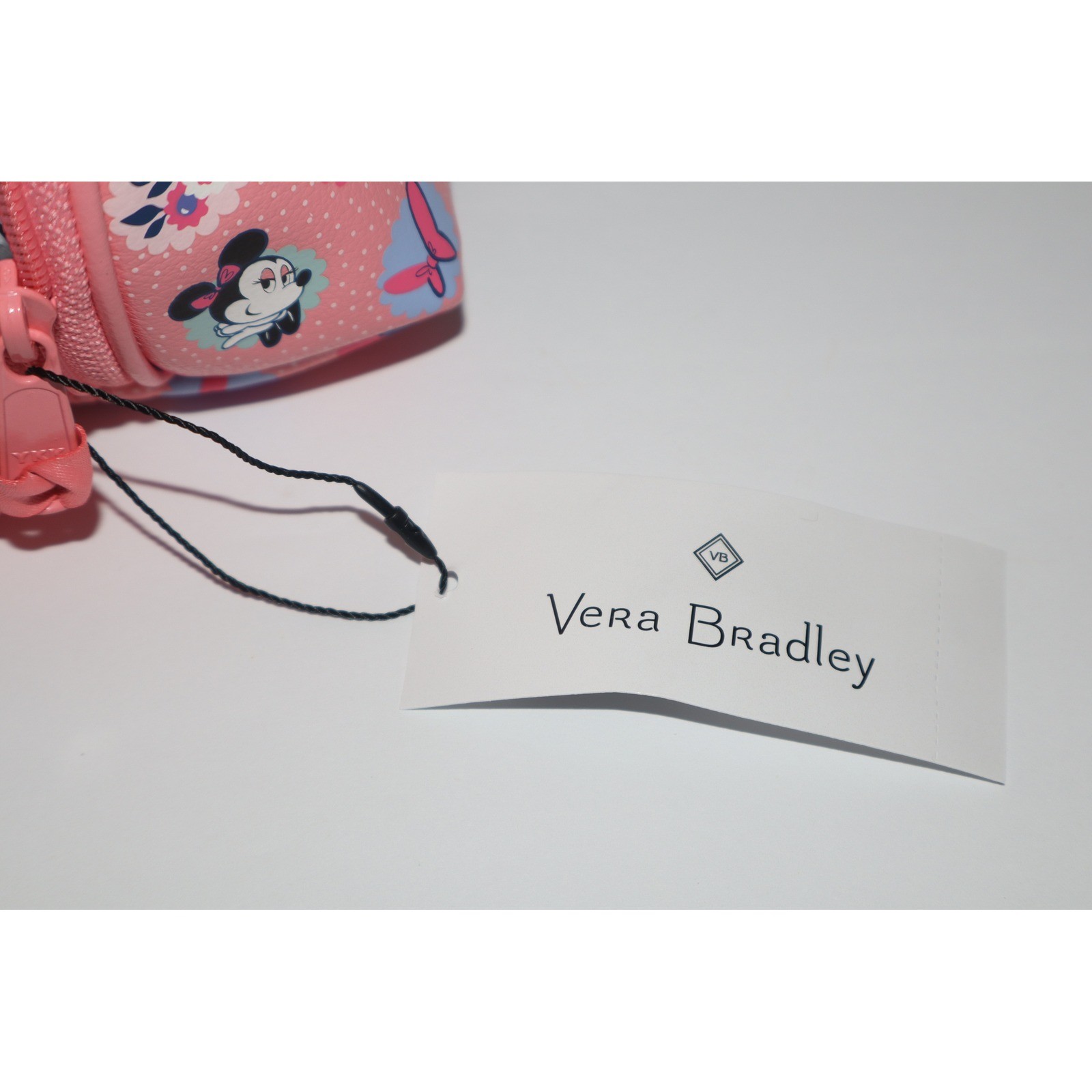 VERA BRADLEY x Disney Clamshell Cosmetic Minnie's Garden Dots NEW