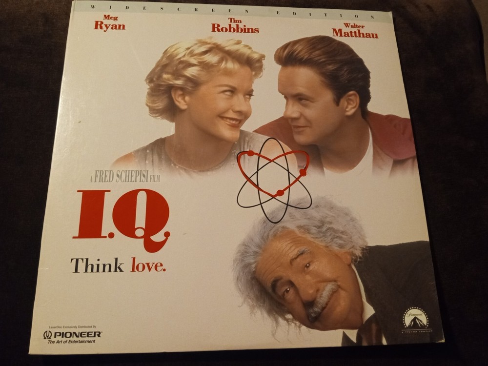 I.Q. Laserdisc WIDESCREEN MEG RYAN TIM ROBBINS