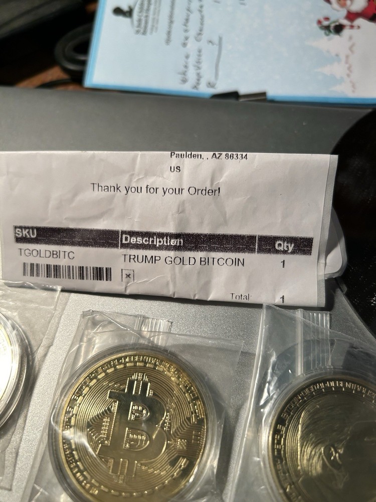 trump gold bitcoin coin