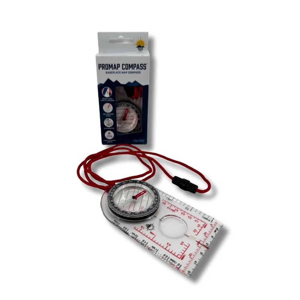 SunCo ProMap Compass Ultra Lightweight Baseplate Map Compass