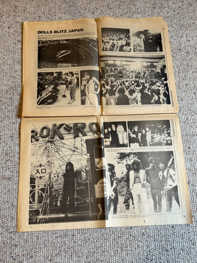 1977 Rock Scene Backstage SCRAPBOOK # 1