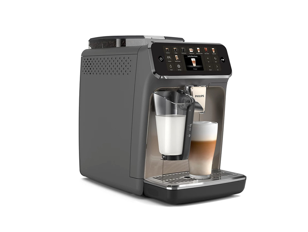 Philips 5500 LatteGo Fully Automatic Espresso Machine | Grey Chrome | EP5544/90