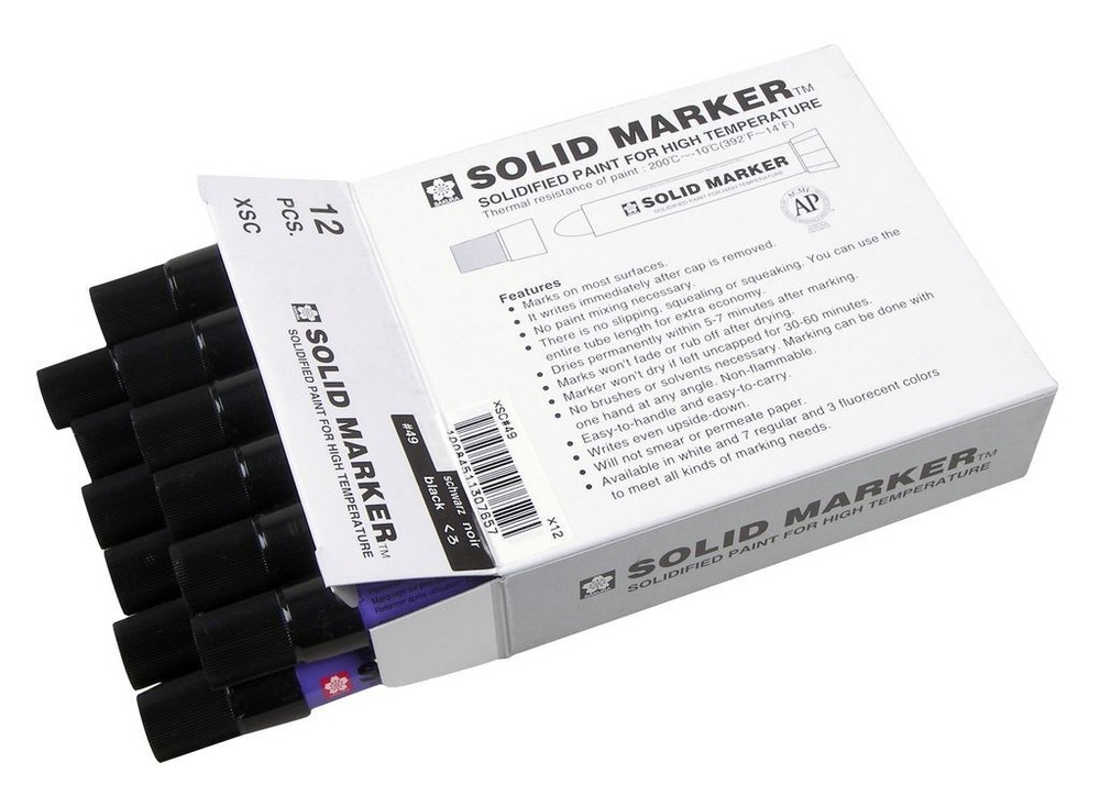 Sakura Solid Paint Markers - Permanent Marker Pens - Window, Wood & Glass Marker
