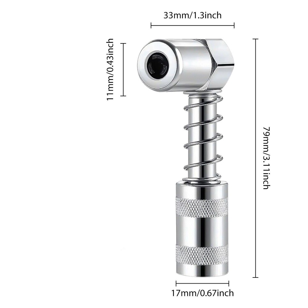 Grease Coupler Adapter,90 degree