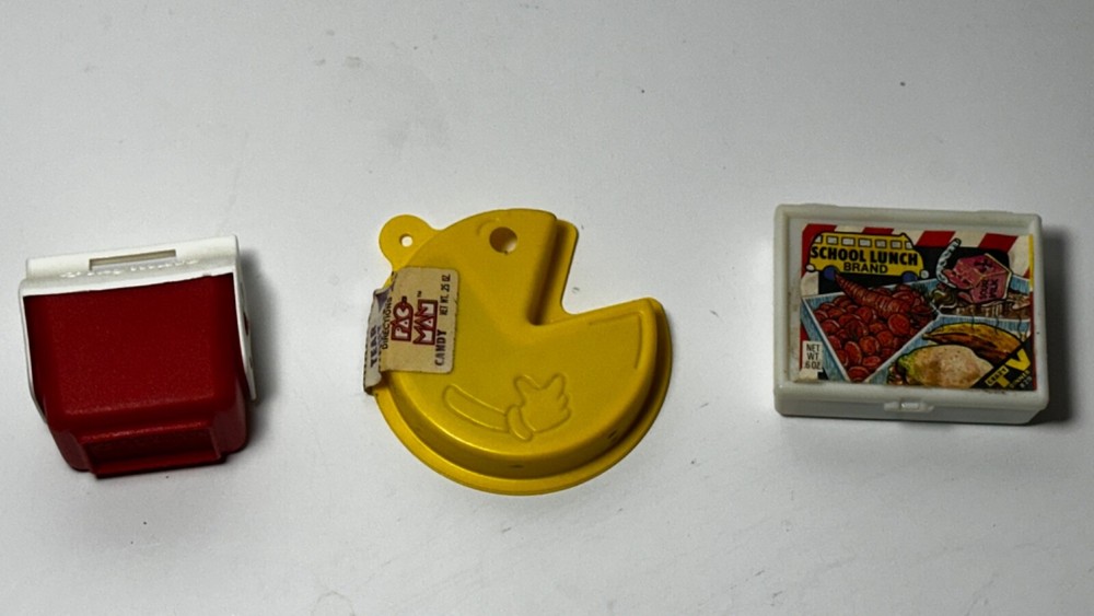 3 Different Candy Containers Mint Unopened from 1980
