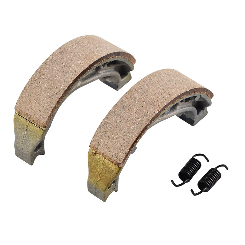 Pair Brake Shoes Set with Springs for Honda CT70 1969-1978 Z50 68-78 XL100 74-78
