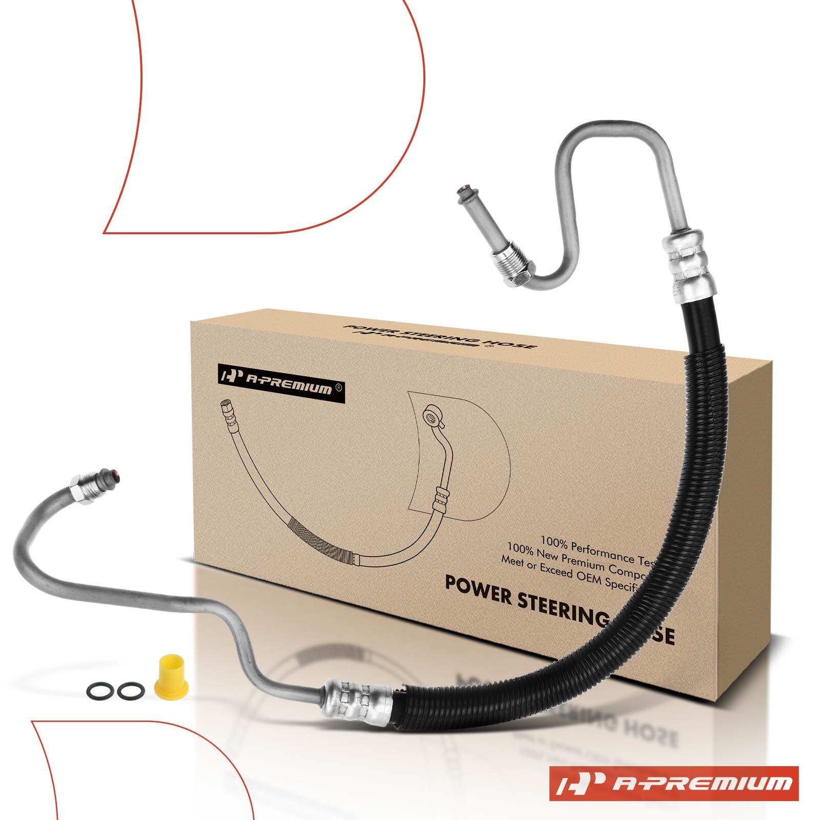 A-Premium Power Steering Pressure Line Hose for Chevy	Tahoe 00-02 Silverado 1500