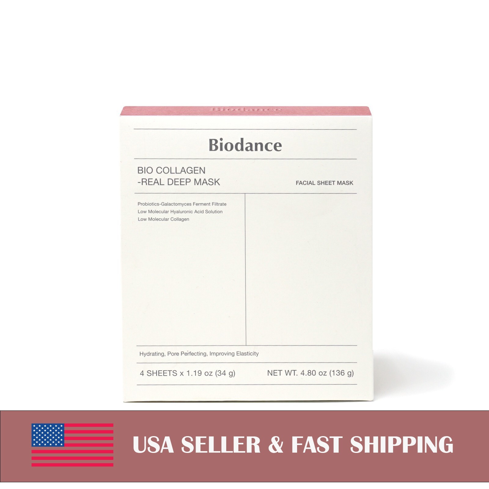 BIODANCE Bio-Collagen Real Deep Mask 1.19 oz x 4 ea