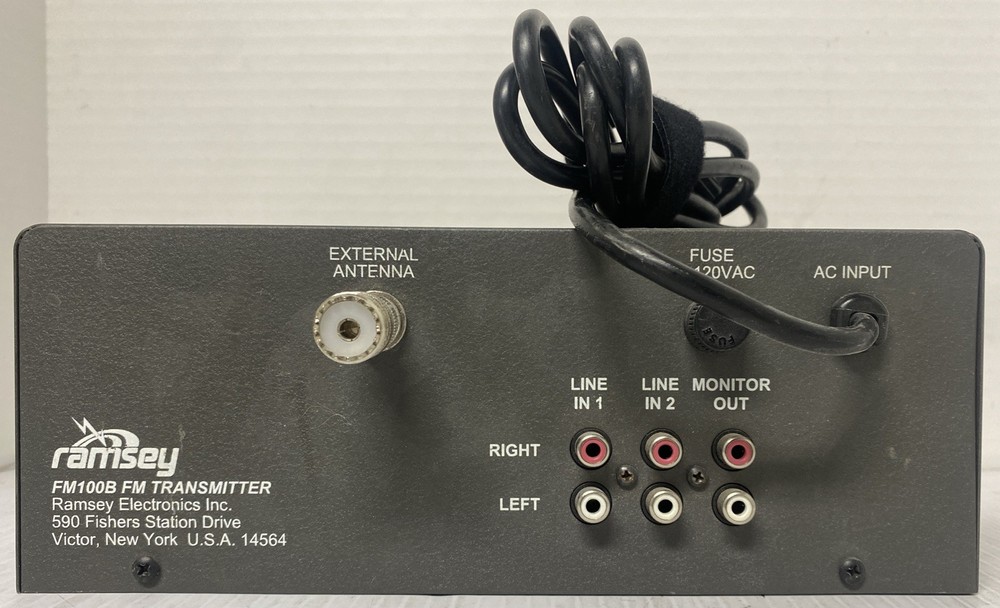 Ramsey Electronics FM100B Professional FM Stereo Transmitter No Antenna Untested