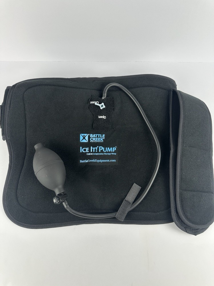 Battle Creek Ice It Pump Cold Therapy Hip Compression Wrap System Open Box