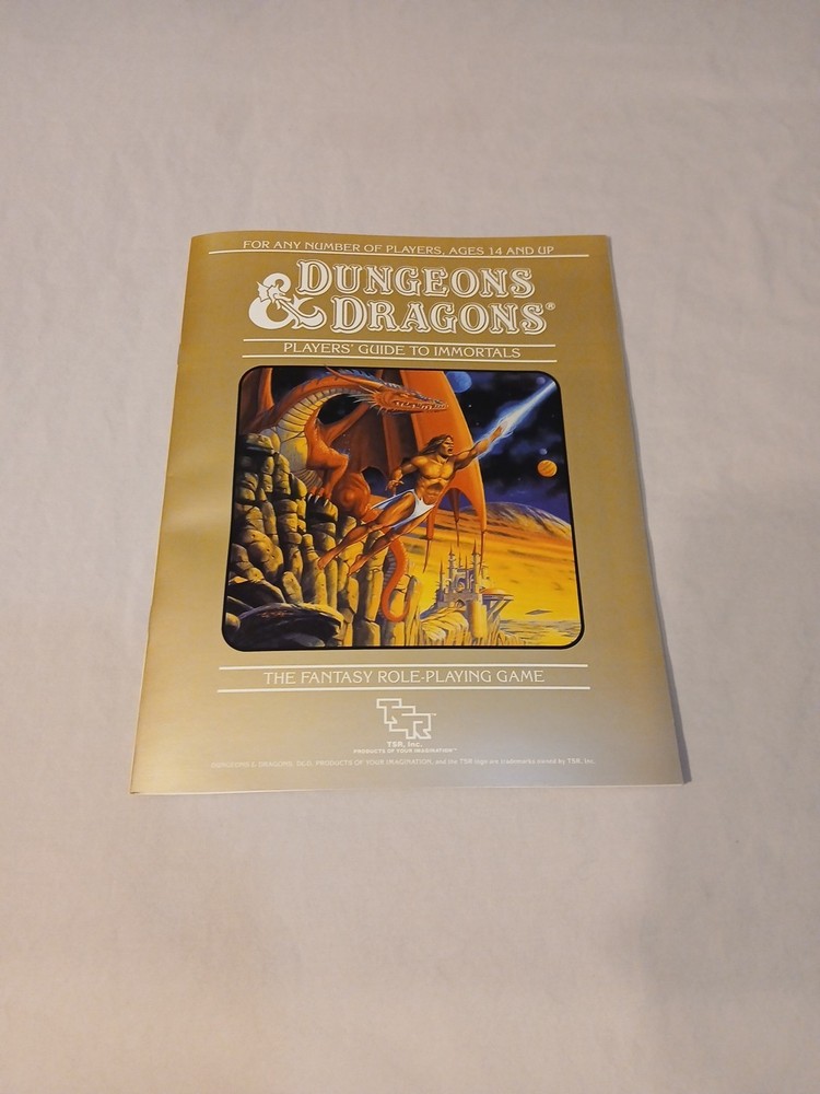Dungeons & Dragons Immortal Rules Boxed Set BECMI Very Fine Condition