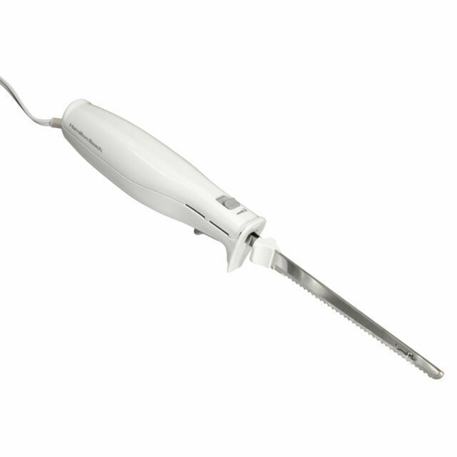 Hamilton Beach Electric Knife with Case - White