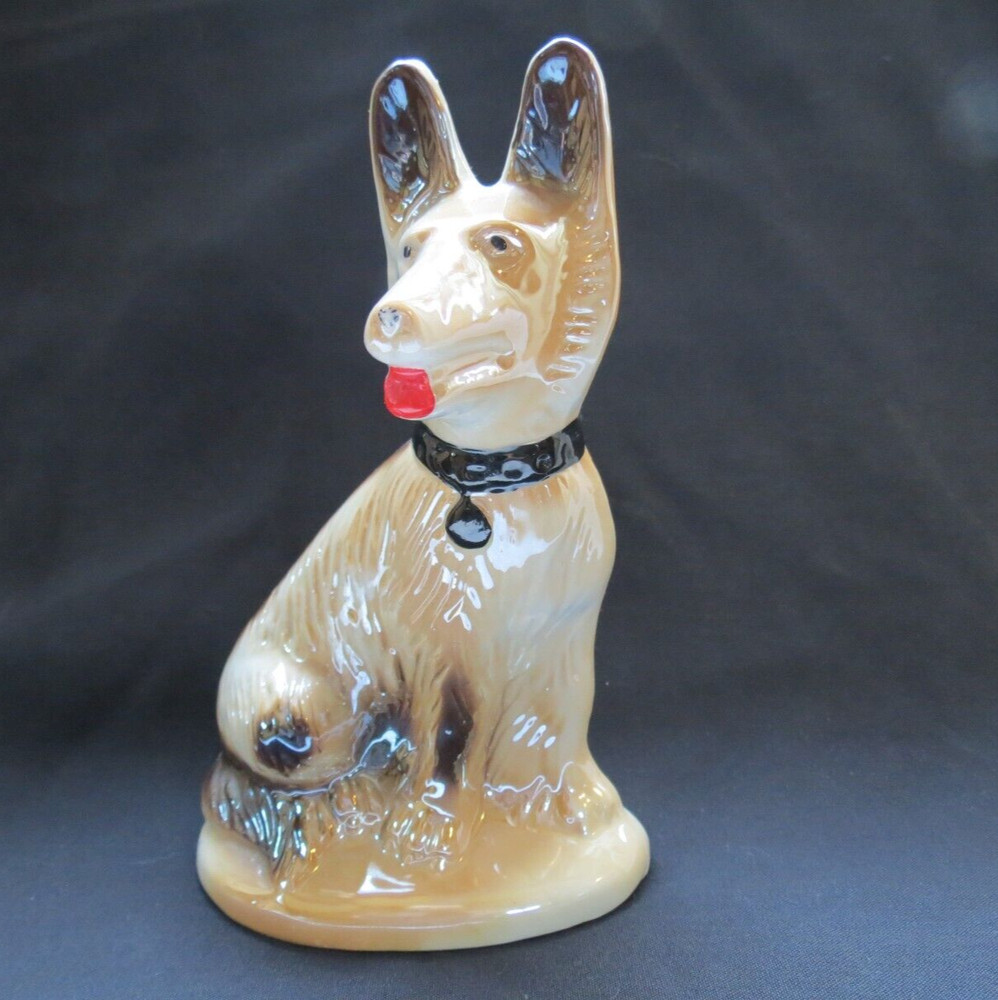 MCS Handcrafted Luster German Shepherd Figurine - Brazil