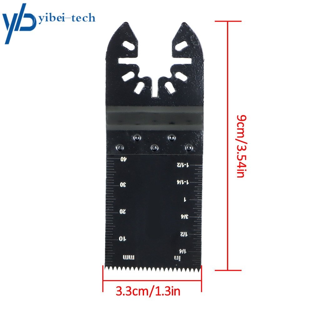 100 × Quick Release Durable Oscillating Tool Saw Blades Multi 30-90mm