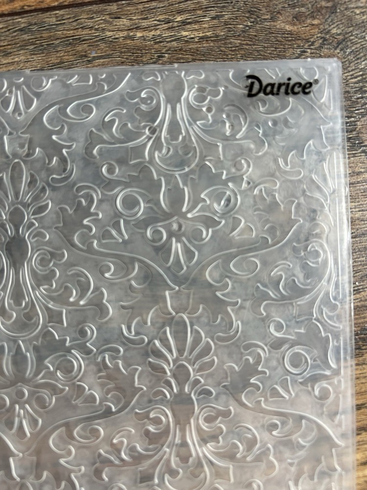 Darice Embossing Folder Damask Background 5 X 7 Inches
