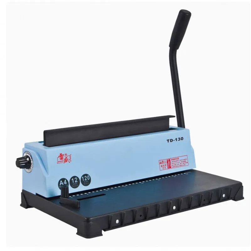 A4 Wire Binding Machine Double Loop Wire Binder Office Binding Iron Ring
