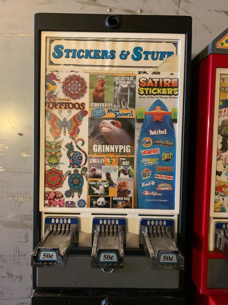 Lock & Key Replacement Set for Impulse Industry Sticker Tattoo Vending Machine