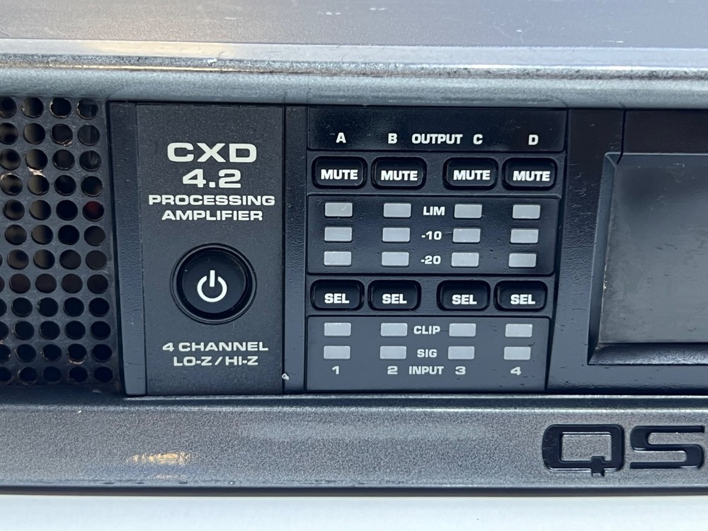 QSC CXD4.2 Processing Amplifier (For Parts)