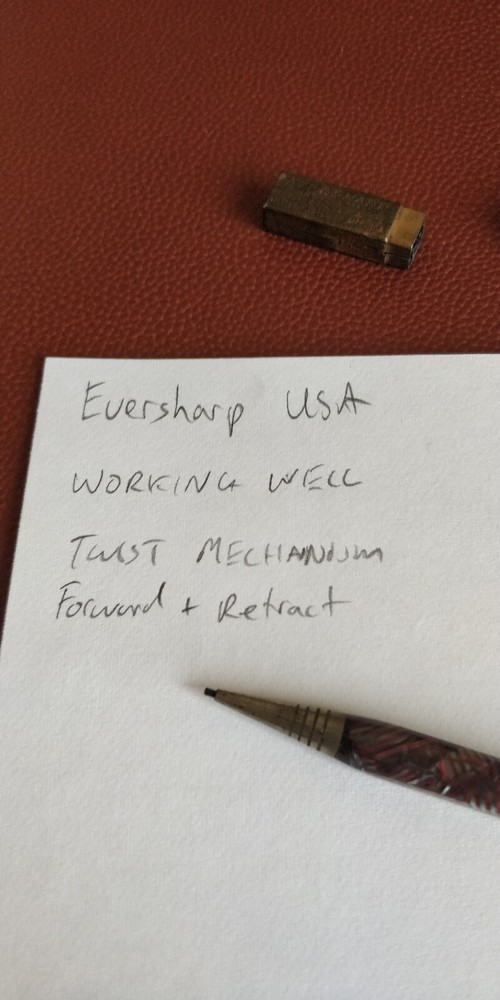 Gorgeous Eversharp Unusual Long Slender Mechanical Pencil Green