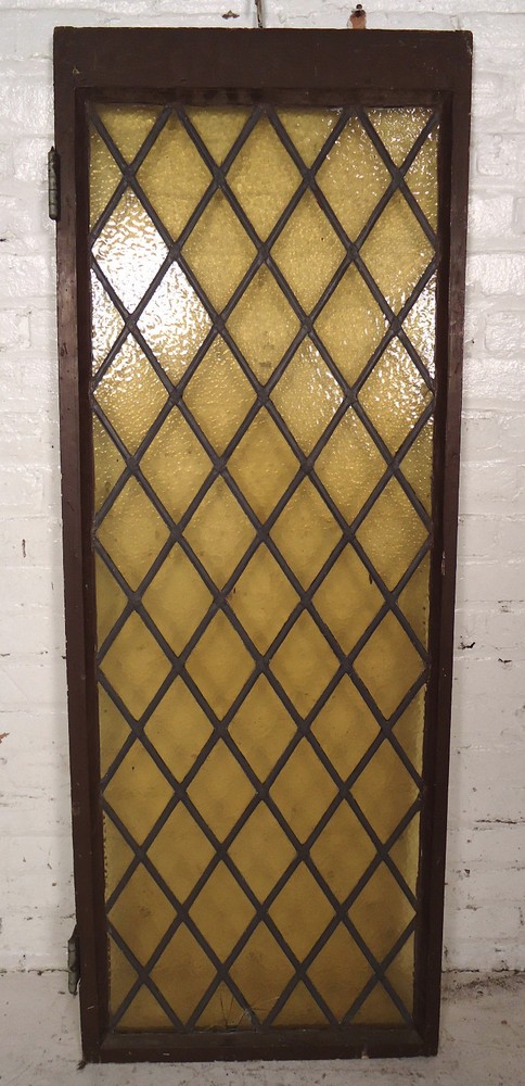 Vintage Stained Glass Window Panel (08093)NS