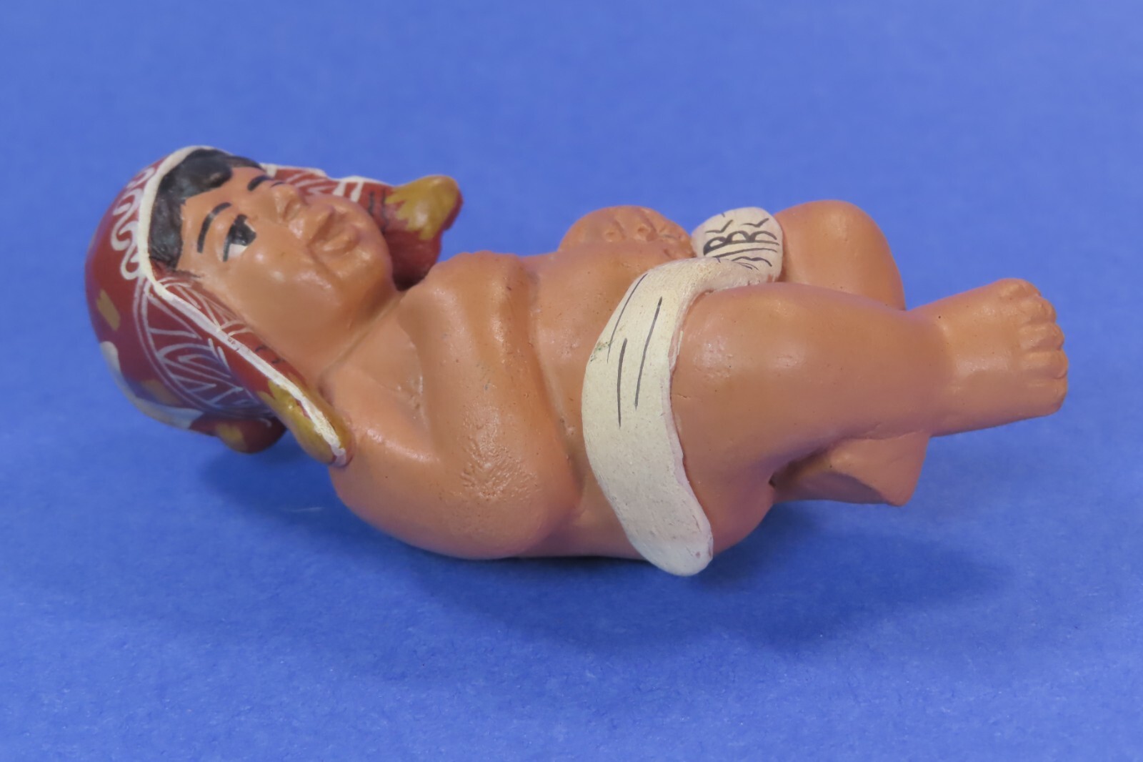 Vintage Peruvian Nativity Baby Jesus Terra Cotta Pottery Replacement pc 4"