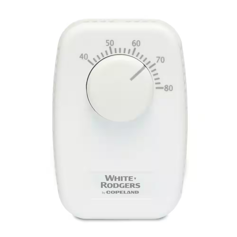White-Rodgers B30 Baseboard Non-Programmable Thermostat - Single Pole