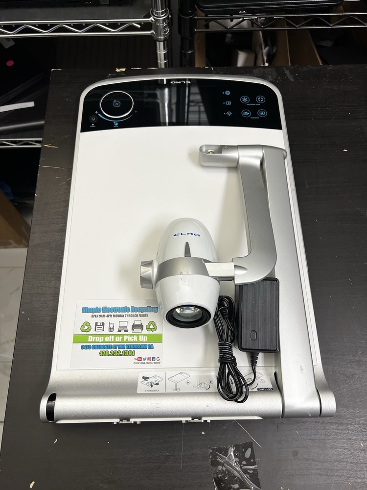 ELMO PX-10E Document Camera Visual Presenter with power adapter