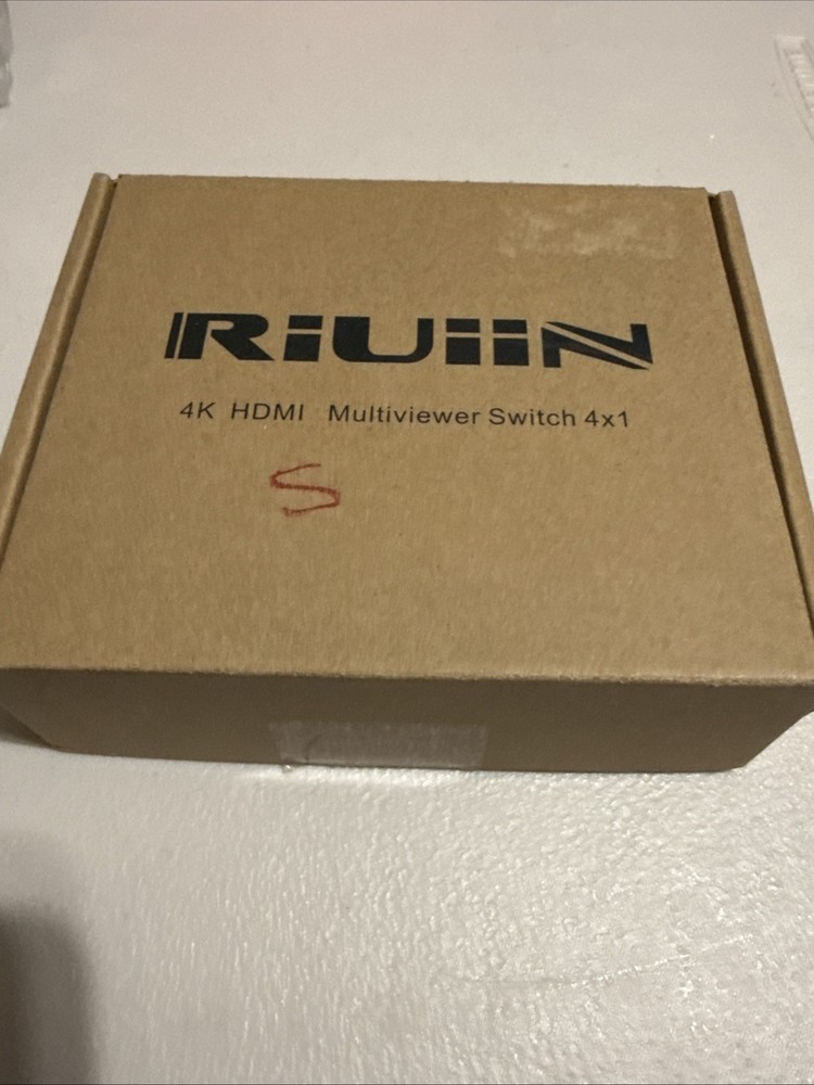 RiUiiN 4k 4x1 HDMI Multi Viewer Switch