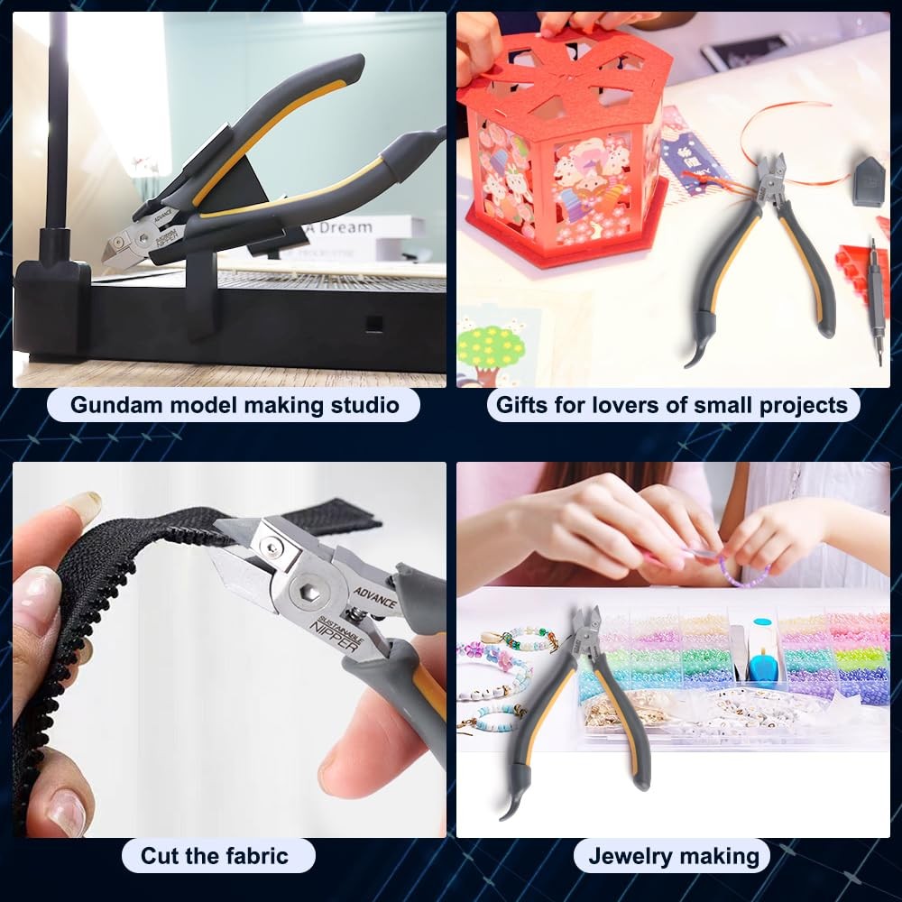 Model Nippers - Model Tools for Plastic Runner, Ultra-thin Single-edged Non-s...