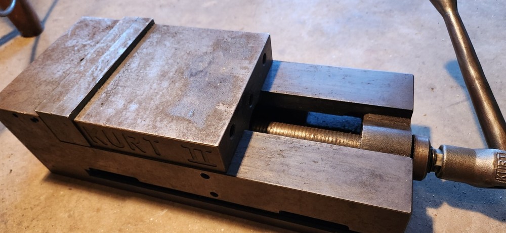 Kurt Type ll Pt600-A 6" Precision Milling Machine Vise With Kurt Handle