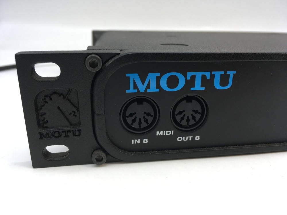 MOTU MIDI Express 128 USB MIDI Interface w/ Manual & Cable Tested Excellent
