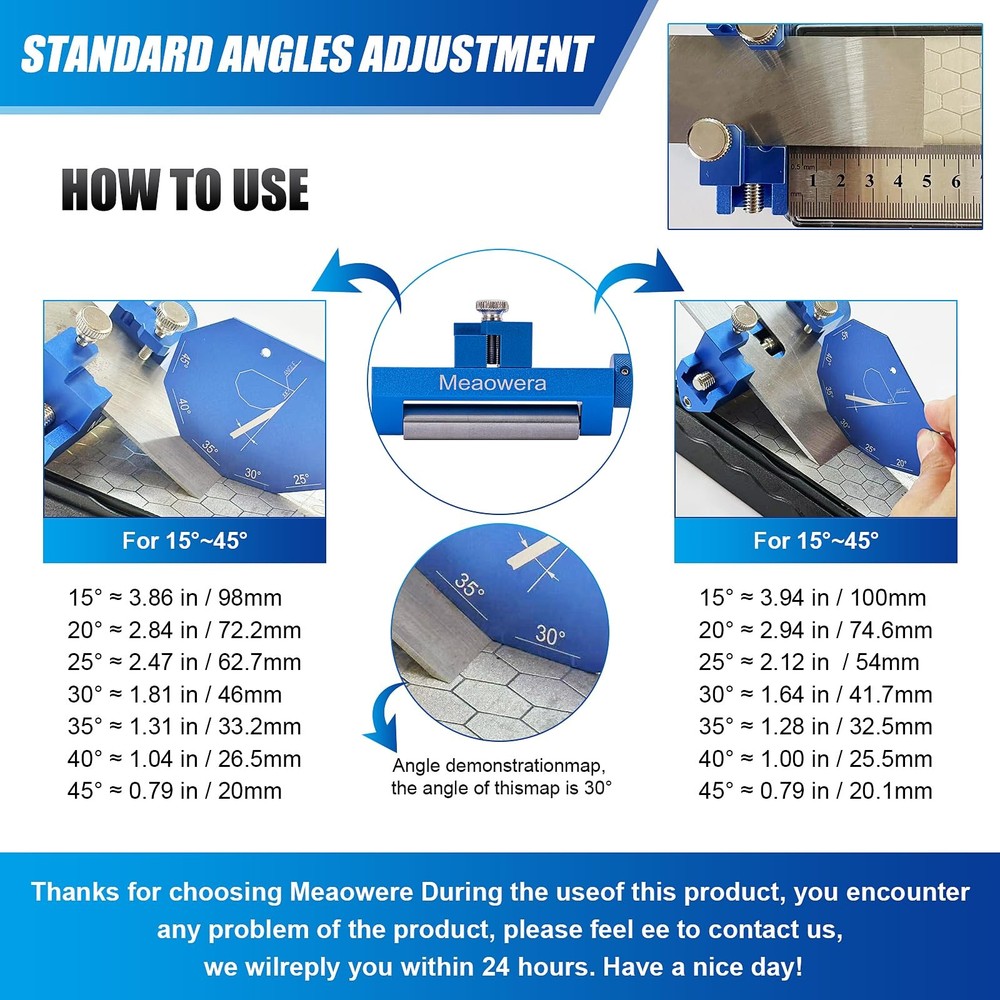 Chisel Sharpening Kit with Adjustable Honing Guide – Wood Chisel Sharpener fo...