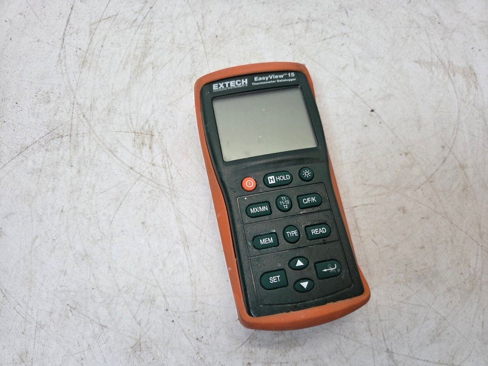 Extech Instruments EasyView 15 Thermometer Datalogger works