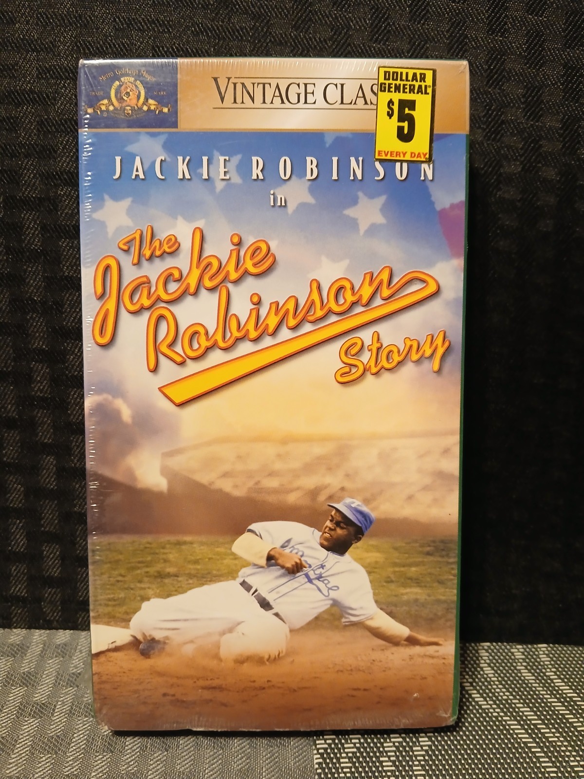 JACKIE ROBINSON in VINTAGE CLASSICS Jackie Robinson Story VHS