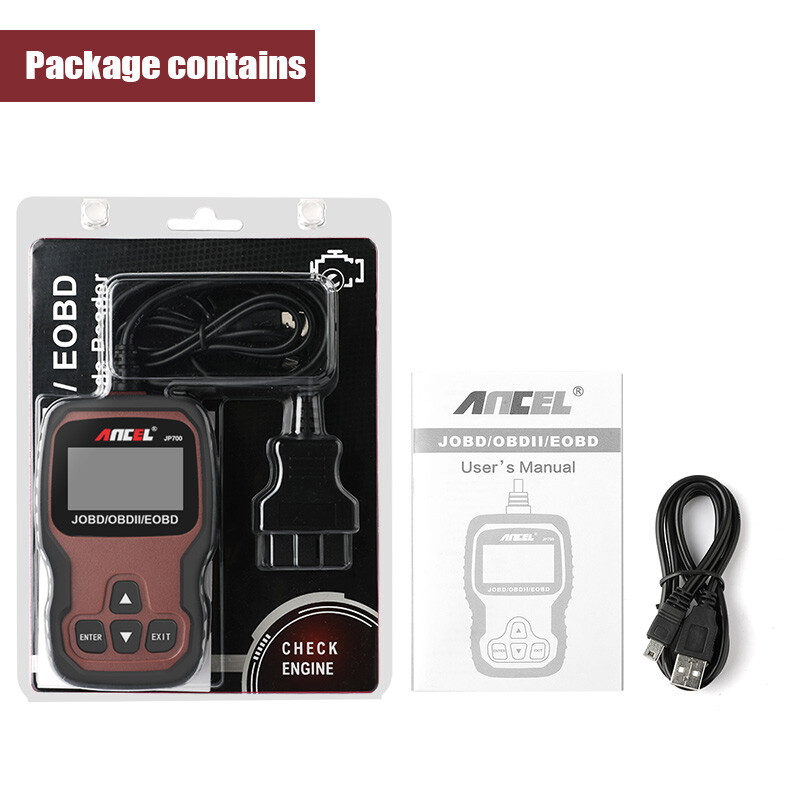 ANCEL JP700 Car Engine Fault Diagnostic Tool OBD2 Scanner Automotive Code Reader