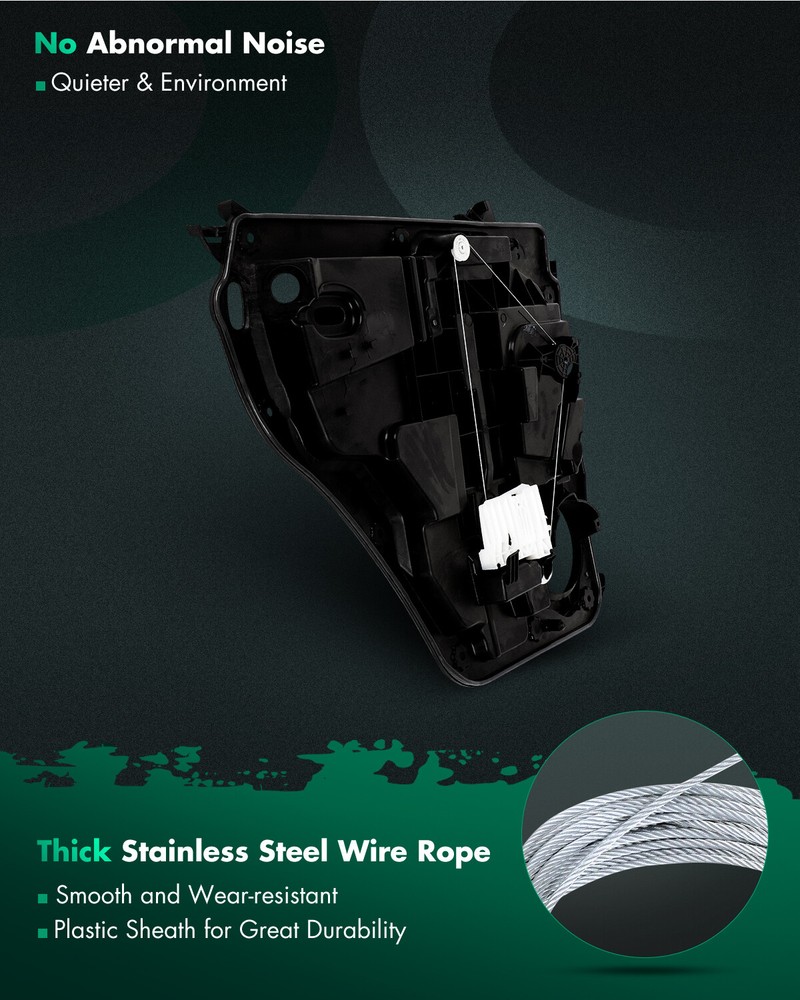 Window Regulator Fits 2007-2011 Dodge Nitro Rear Passenger Side