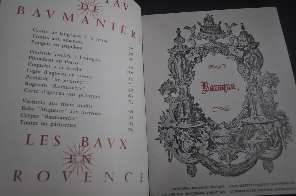 1962 *FIRST* Menu Manhattan Magazine *MAXIMS*