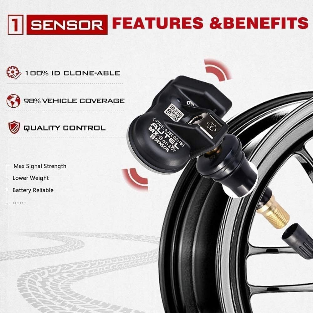 1-20PC Autel TPMS MX-Sensor Programmable Pressure 315MHz 433MHz Universal Sensor