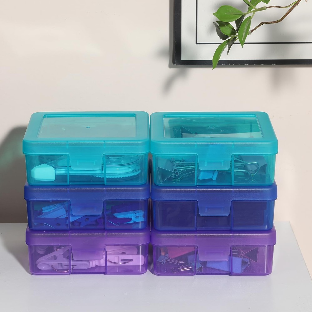 Small Plastic Storage Containers Clear Arts & Crafts Storage Boxes & Organize...