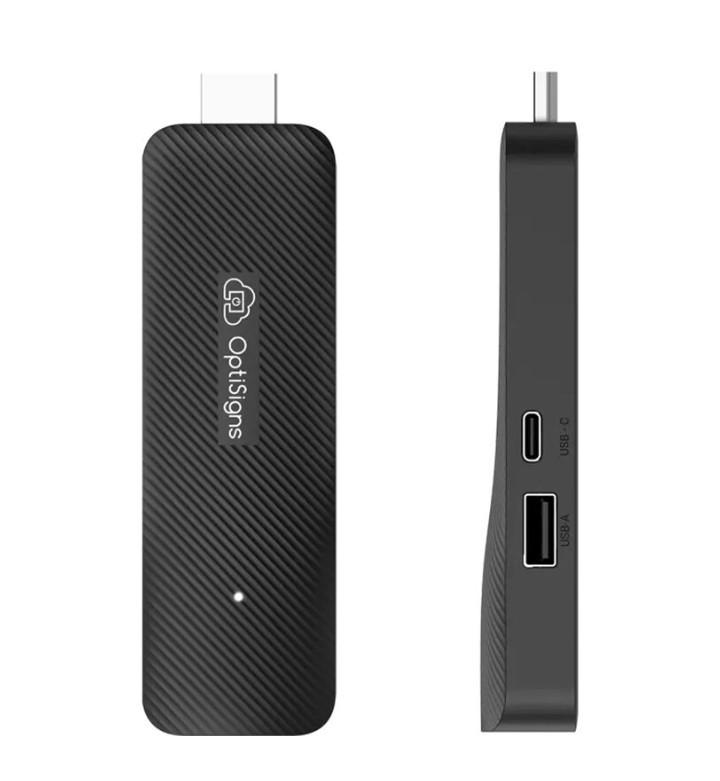 OptiSigns OptiStick Digital Signage Player - Android-Based 4K UHD HDMI Stick