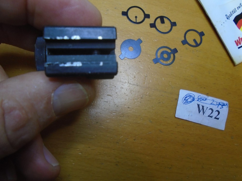 Weihrauch Air Rifle Front Globe Sight With Inserts