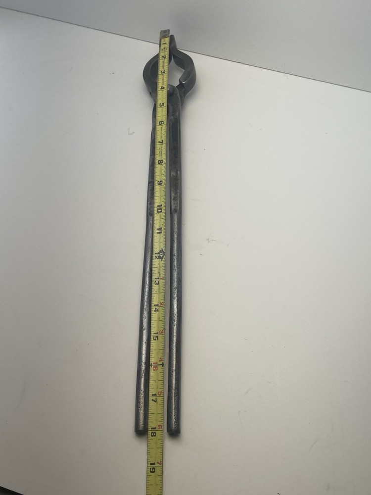 Vintage Blacksmith Tongs 18”