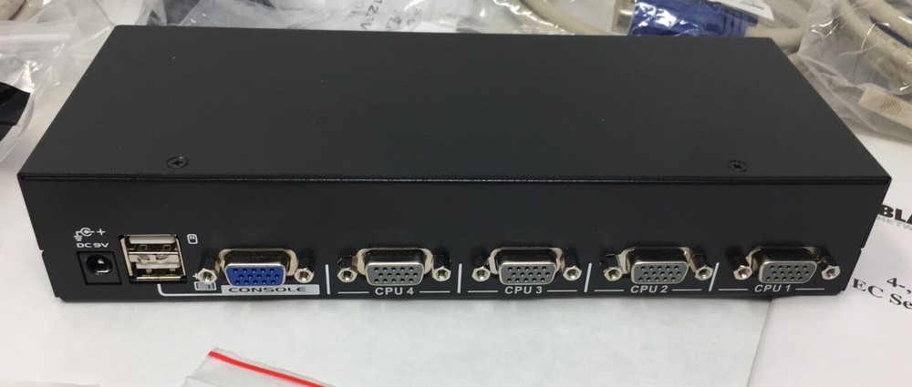 Black Box ServSwitch EC for PS/2 and USB KVM Switch - 4 KVM Ports