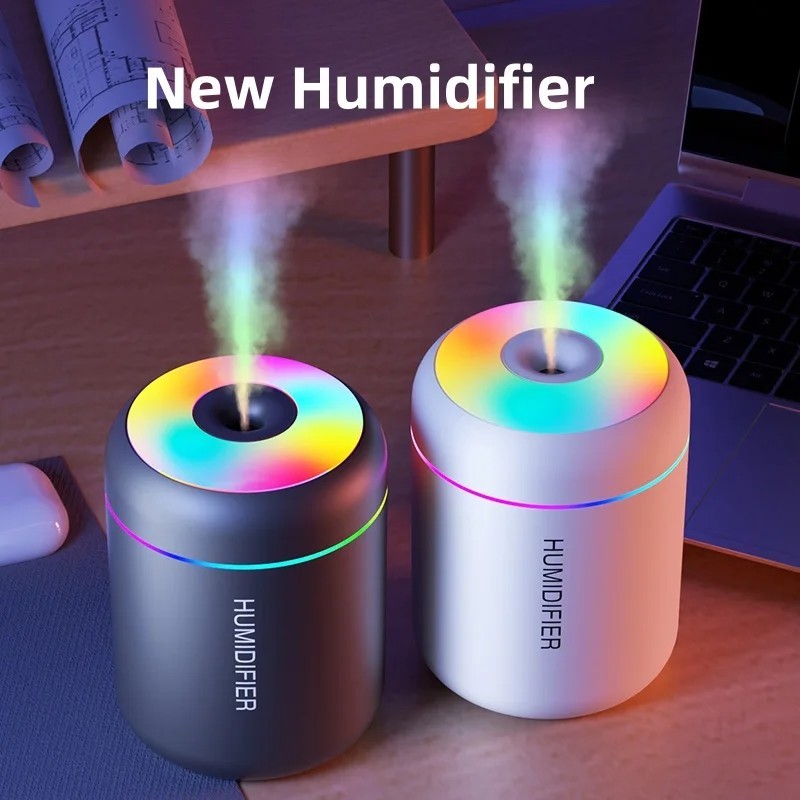 Mini USB Air Humidifier Essential Oil Aroma Diffuser LED Mist Home Car