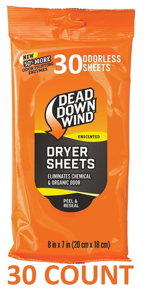 Dead Down Wind Dryer Sheets - 30 Count
