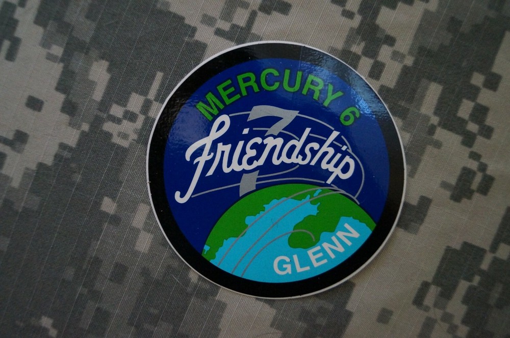 NASA Mercury-Atlas 6 Mission Decal Space Program John Glenn Friendship-7