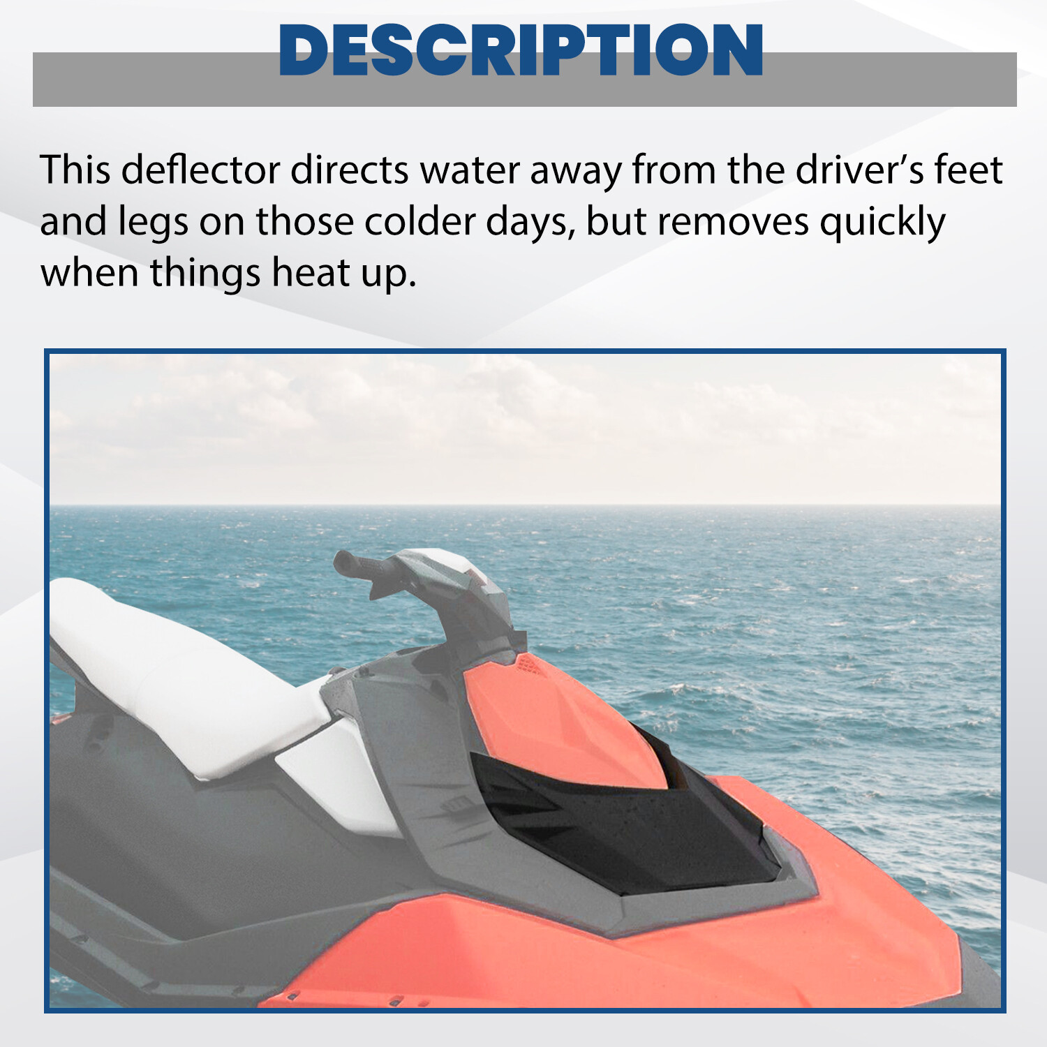 Front Deflector lid kit For Sea-Doo 14-20 Spark 2017-2020 TRIXX fit 295100870