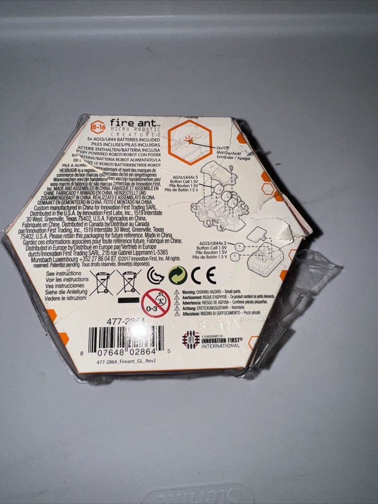 HEXBUG FIRE ANT IR REMOTE CONTROL ORANGE BRAND NEW